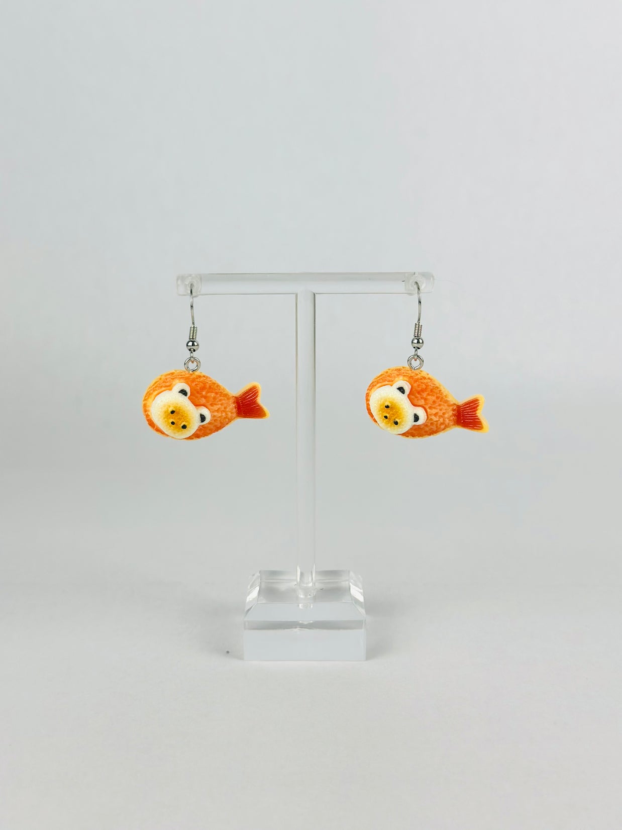 Cubby Custard Bear Earrings