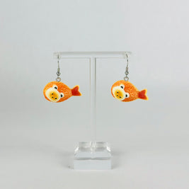 Cubby Custard Bear Earrings