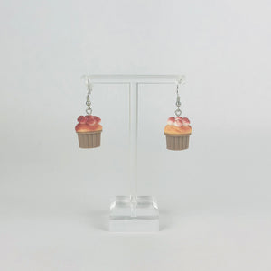 Velvet Vanilla Cupcake Earrings