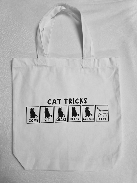 I Ask, They Ignore Small Cat Tote Bag
