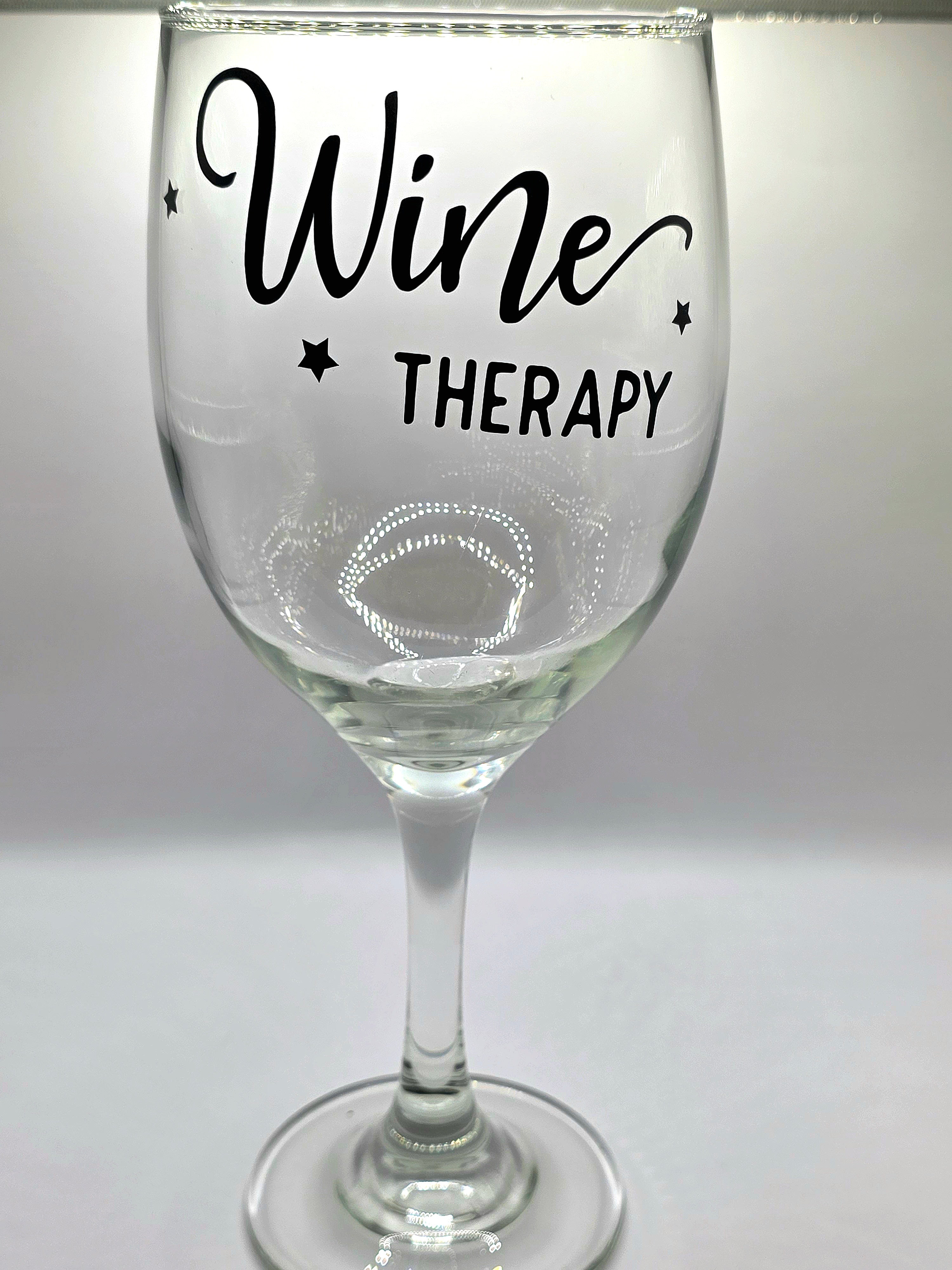 Wine Therapy Wine Glass