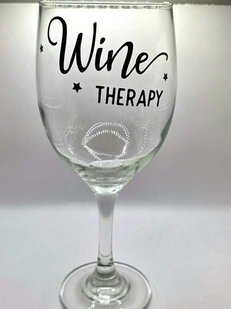 Wine Therapy Wine Glass
