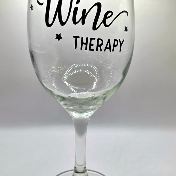Wine Therapy Wine Glass