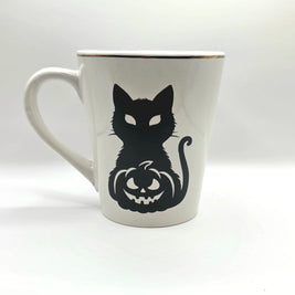 Bewitched Cat Halloween Mug