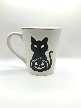 Bewitched Cat Halloween Mug