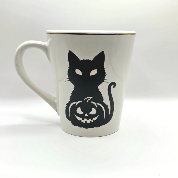 Bewitched Cat Halloween Mug