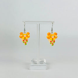 Cubby Bear Pizza Earrings
