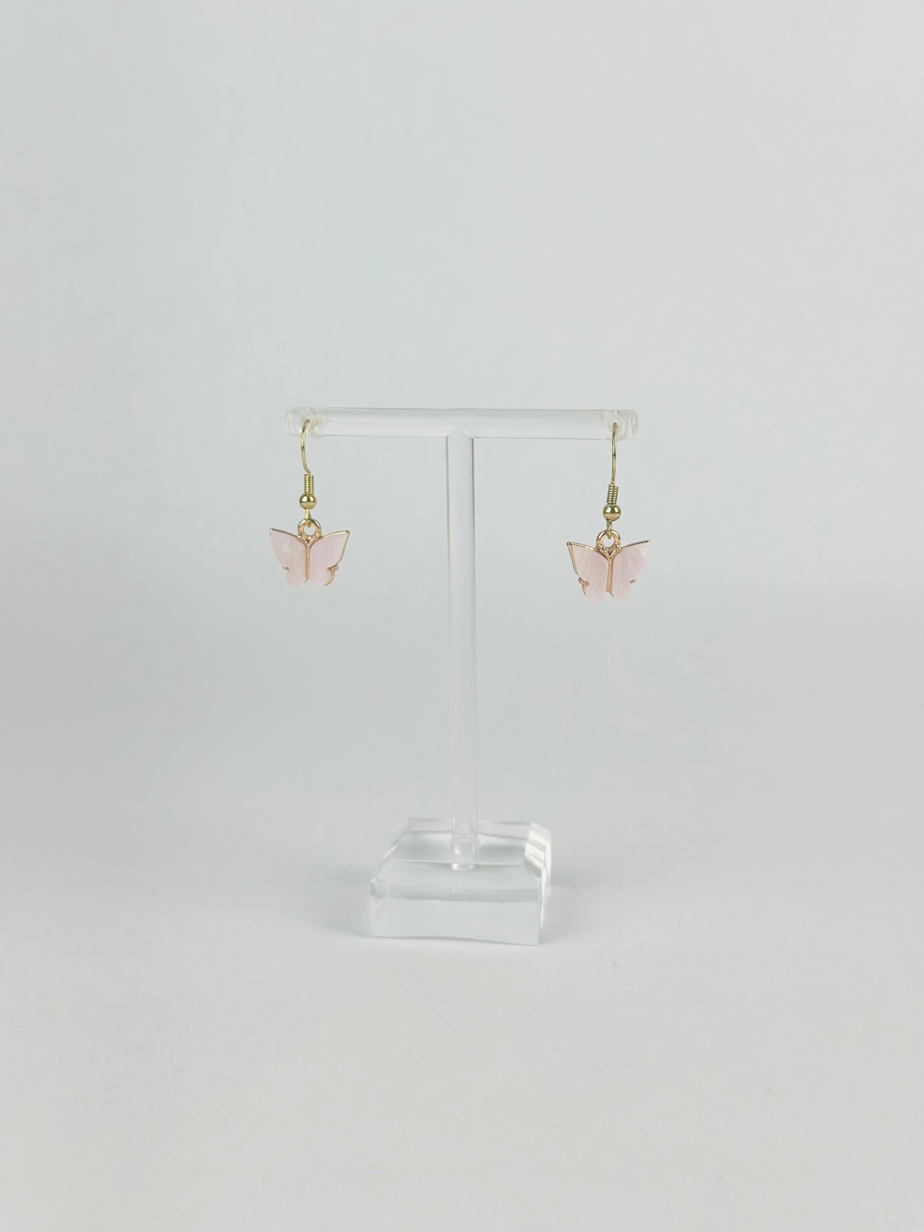 Petal Pink Mariposa Earrings