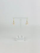 Ivory White Mariposa Earrings