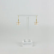 Ivory White Mariposa Earrings