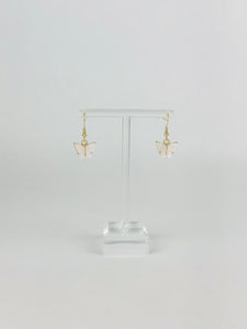 Ivory White Mariposa Earrings