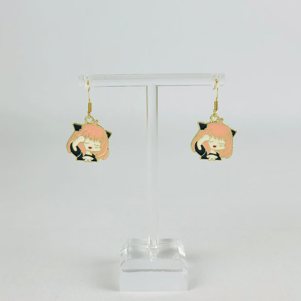Spy X Family Satisfied Anya Earrings