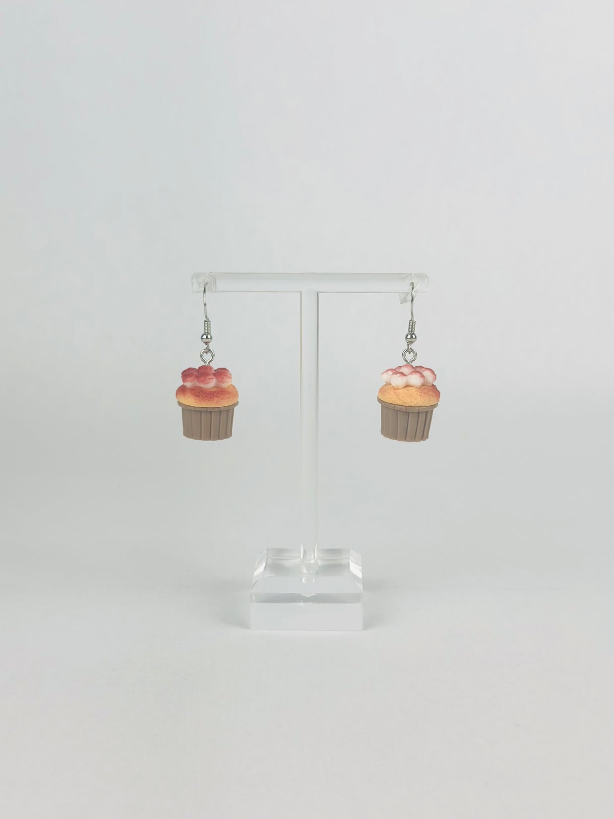 Velvet Vanilla Cupcake Earrings
