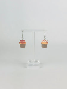 Velvet Vanilla Cupcake Earrings