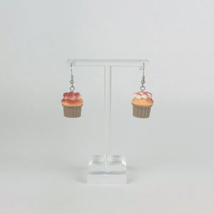 Velvet Vanilla Cupcake Earrings