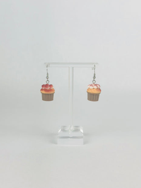 Velvet Vanilla Cupcake Earrings
