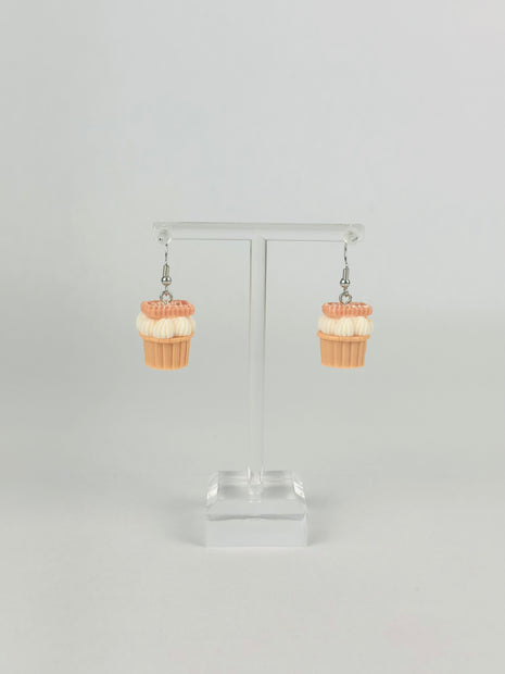 Vanilla Crumble Cupcake Earrings