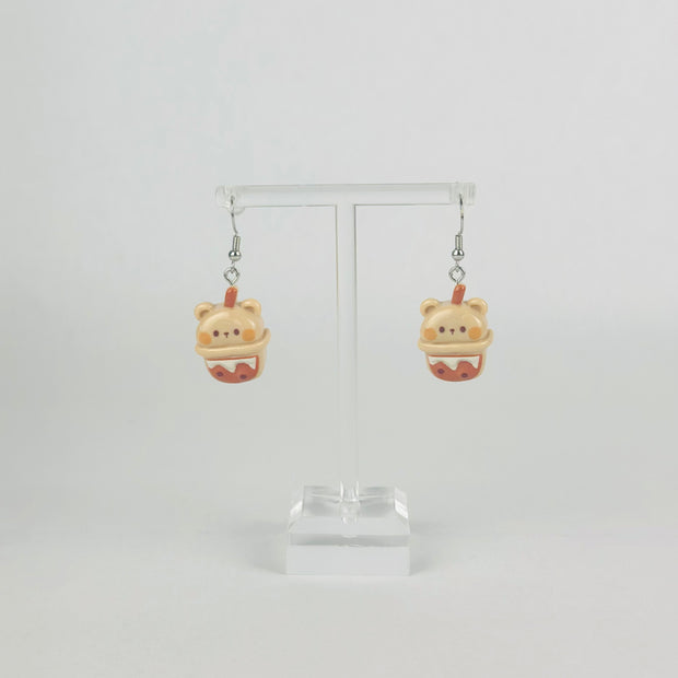 Cubby Bear Boba Earrings