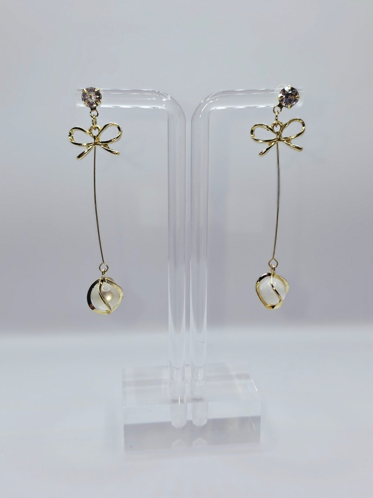 Golden Grace Drop Earrings