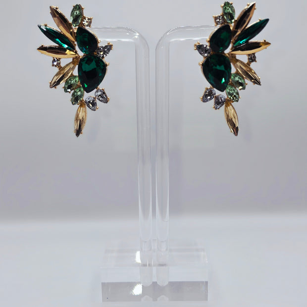 Green Whisper Hummingbird Earrings