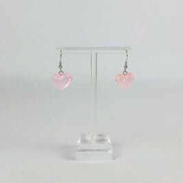 Pink Gummy Heart Earrings