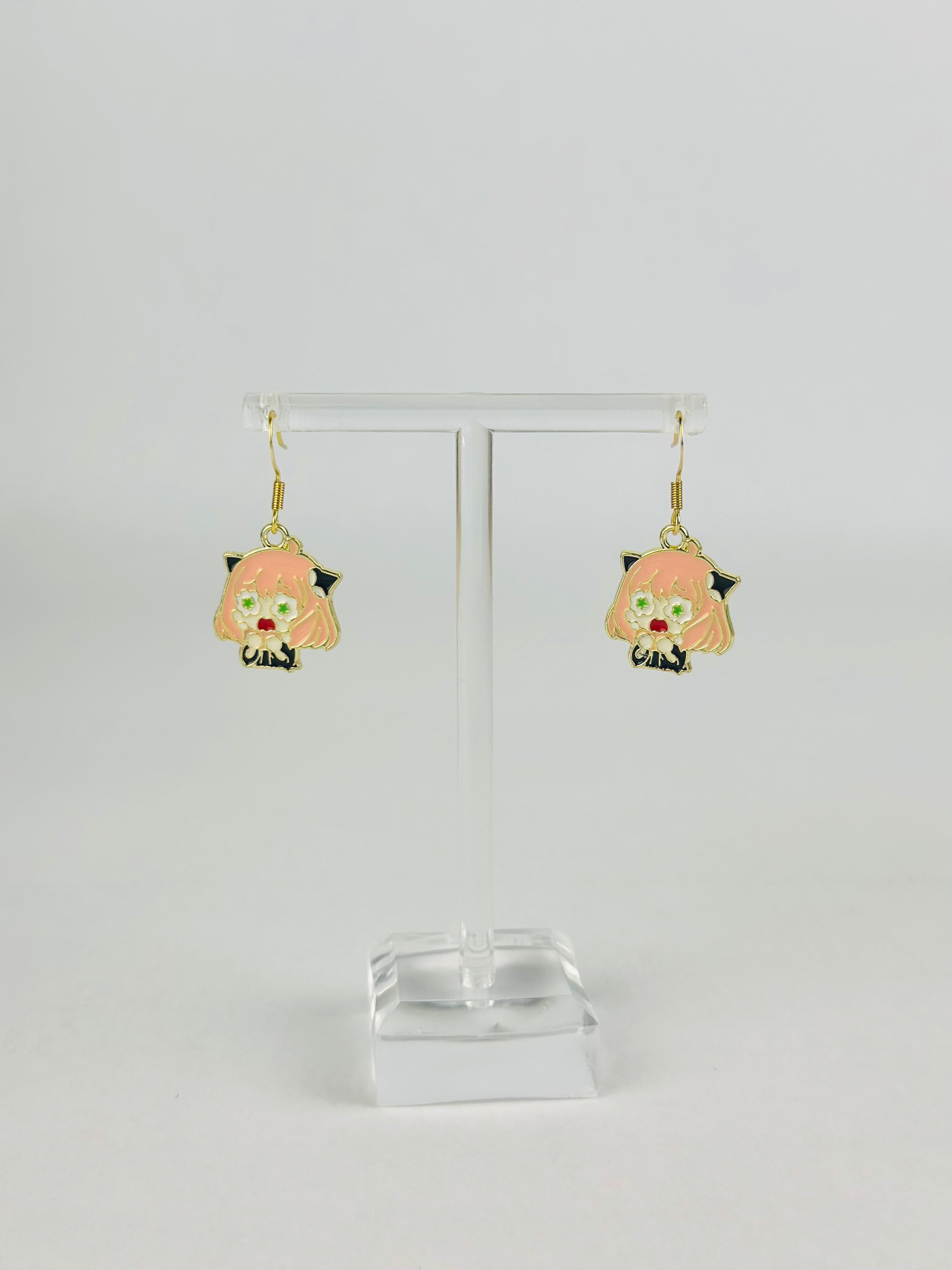 Spy X Family Scared Anya Earrings