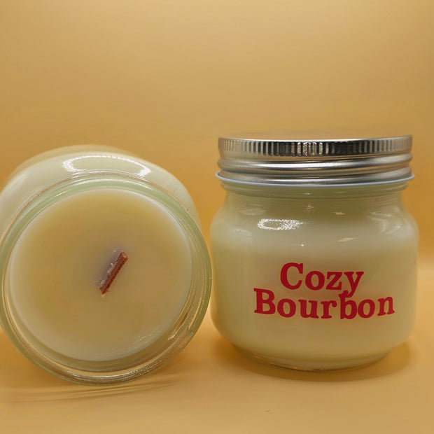 Cozy Bourbon Body Oil Candle