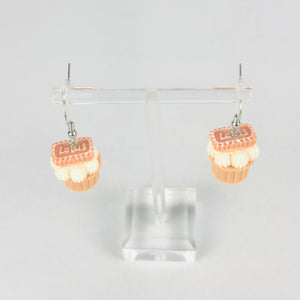 Vanilla Crumble Cupcake Earrings