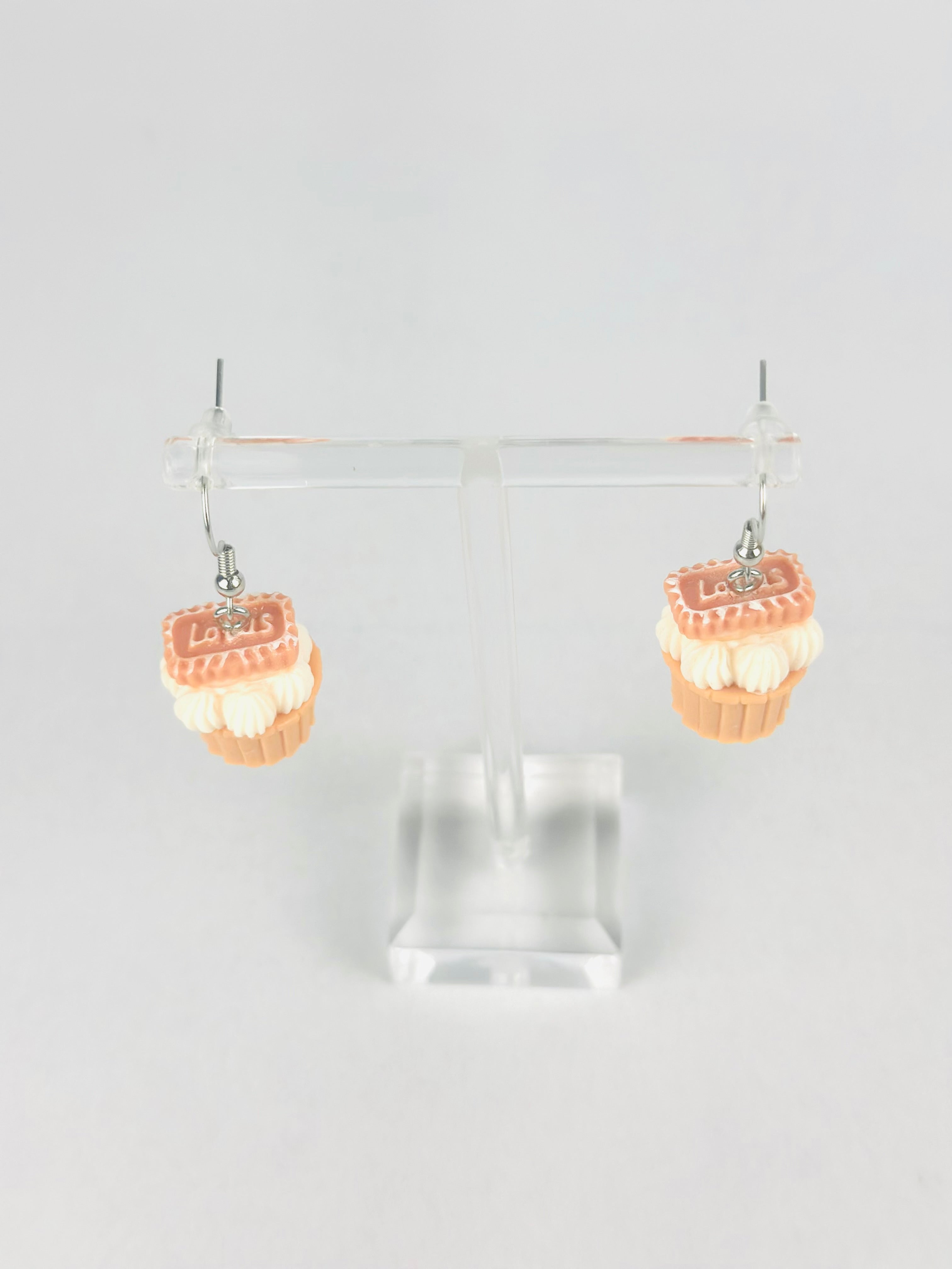 Vanilla Crumble Cupcake Earrings