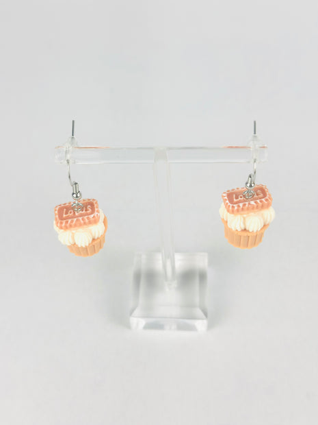 Vanilla Crumble Cupcake Earrings