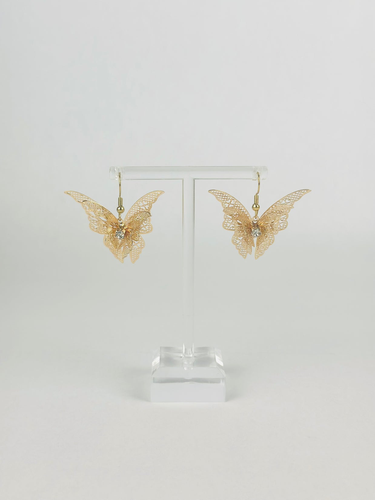 Crystal Butterfly Earrings