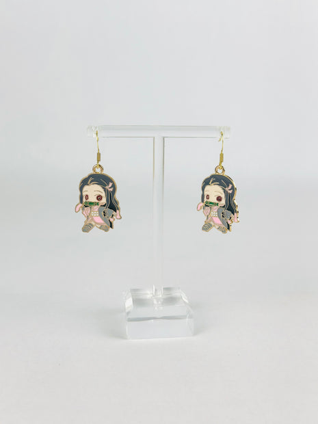 Demon Slayer: Nezuko Earrings