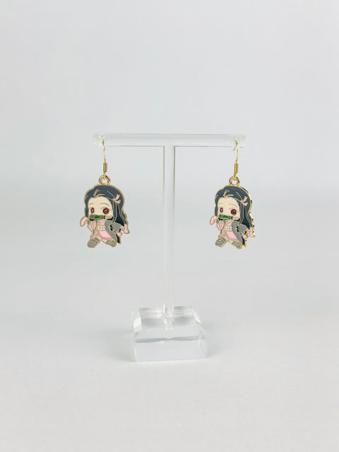 Demon Slayer: Nezuko Earrings