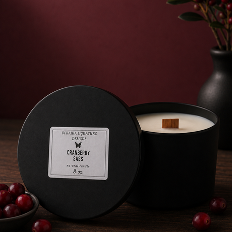 Cranberry Sass Soy Candle