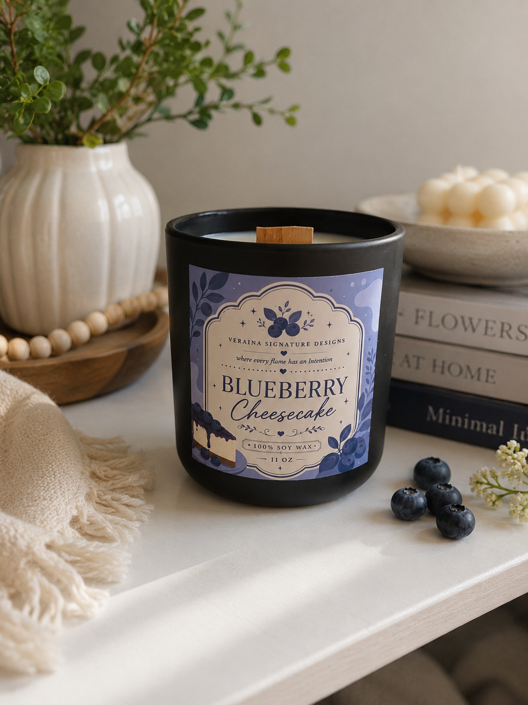 Blueberry Cheesecake Soy Candle 11oz