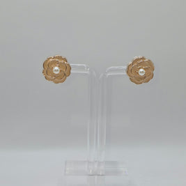 Camellia Flower Stud Earrings