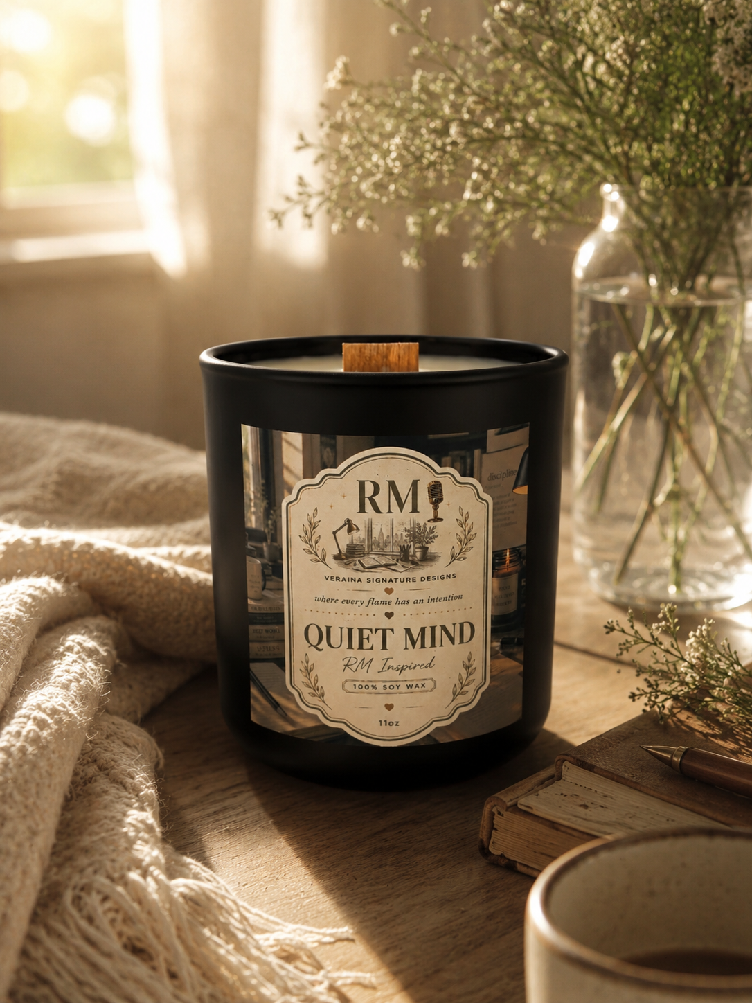 Quiet Mind - RM Inspired Soy Candle 11oz