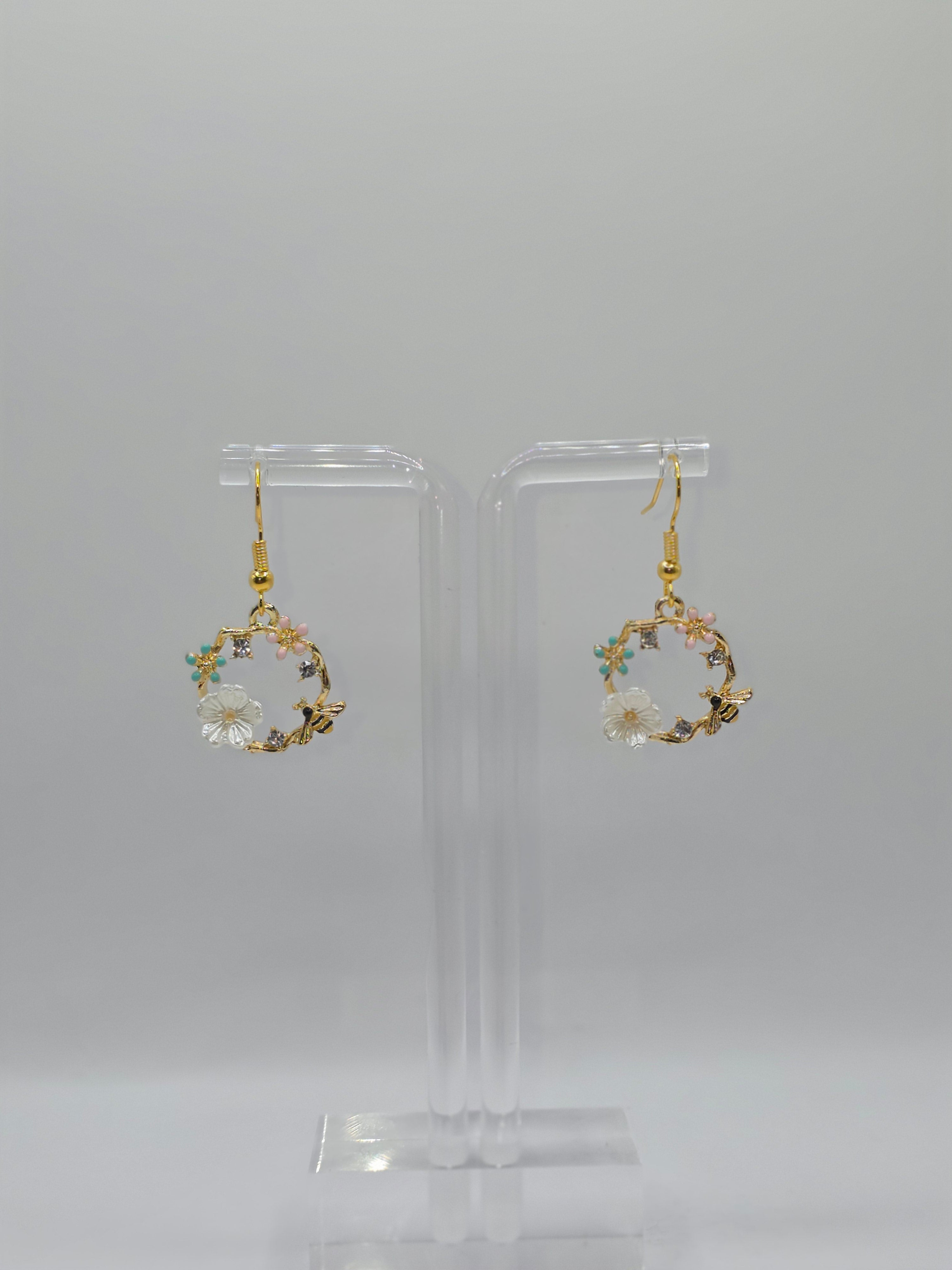 Spring Wreaths Earrings