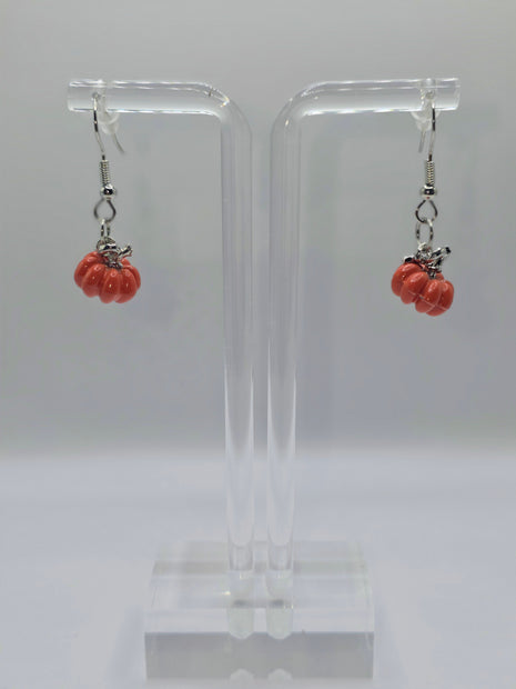 Fall Pumpkin Earrings