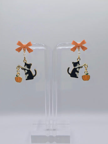 Autumn Kitty Earrings