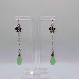 Jade Pendulum Earrings