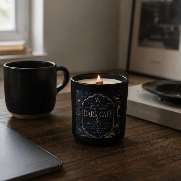 Dark Cafe - Yoongi Inspired Soy Candle 11oz