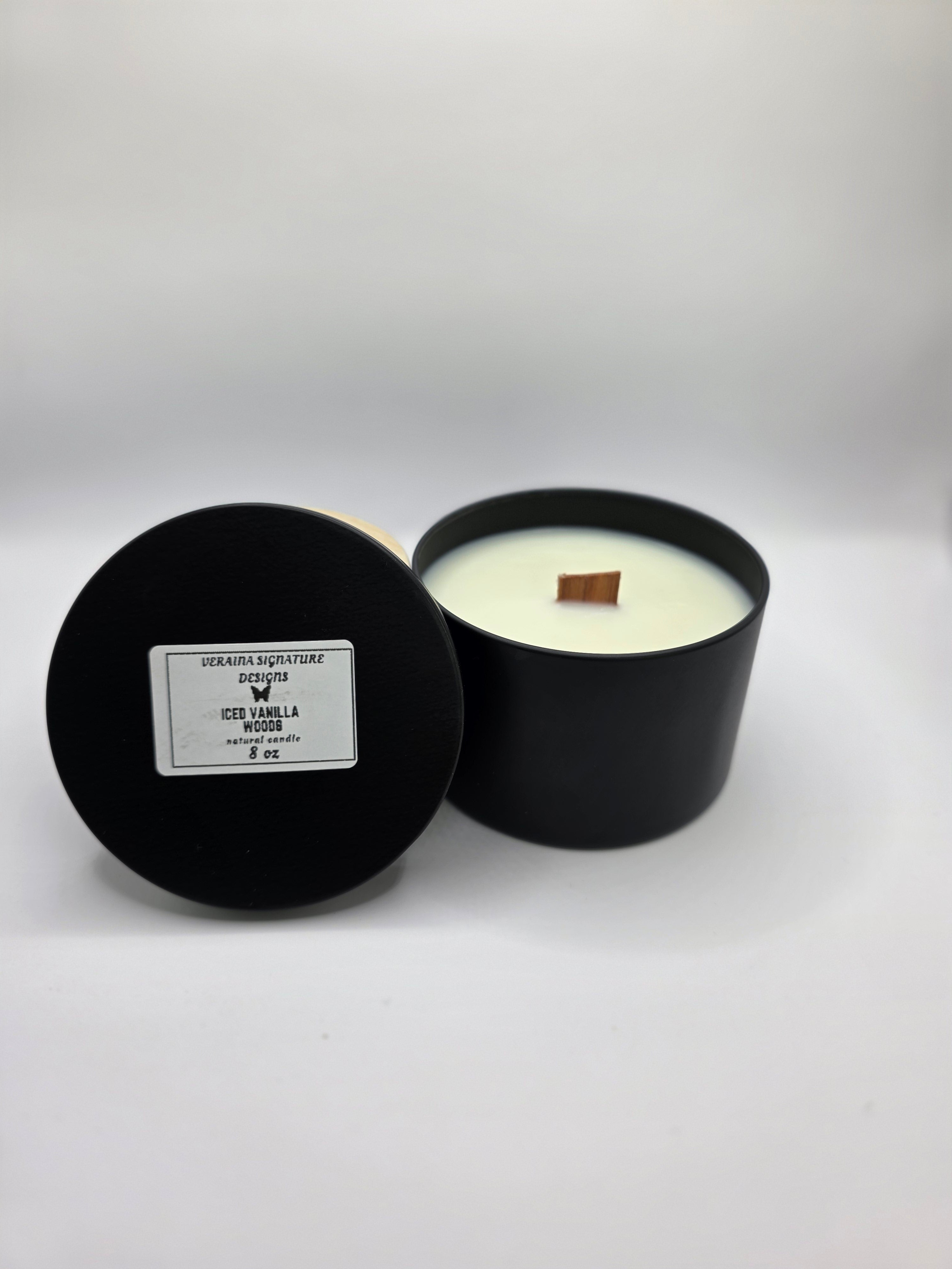 Iced Vanilla Woods Soy Candle