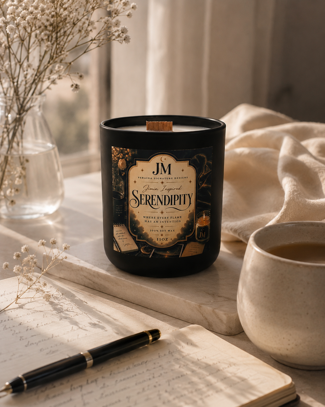 Serendipity - Jimin Inspired Soy Candle 11oz