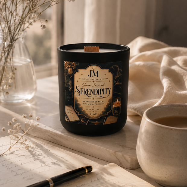 Serendipity - Jimin Inspired Soy Candle 11oz